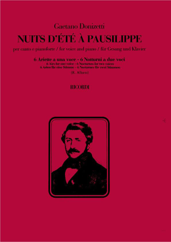 RICORDI DONIZETTI G. - NUITS D'ETE A PAUSILIPPE - CHANT ET PIANO