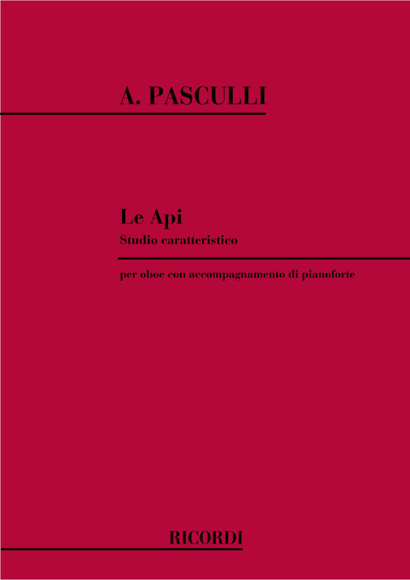 RICORDI PASCULLI A. - LE API - HAUTBOIS & PIANO