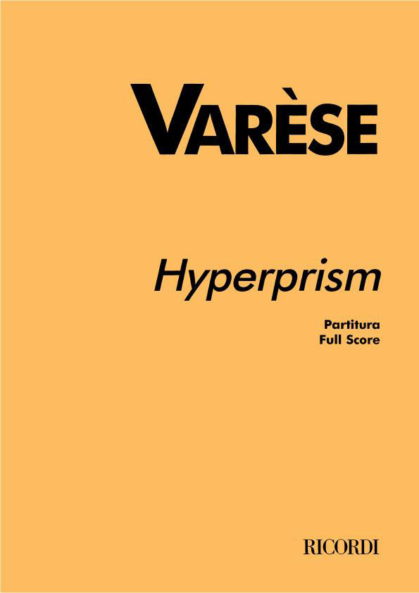 RICORDI VARESE E. - HYPERPRISM - CONDUCTEUR
