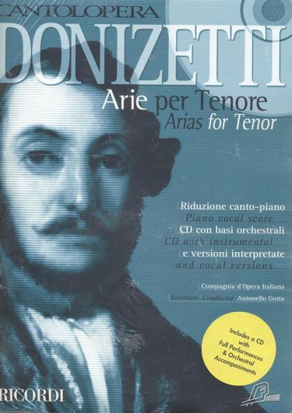 RICORDI DONIZETTI G. - CANTOLOPERA: ARIE PER TENORE + CD