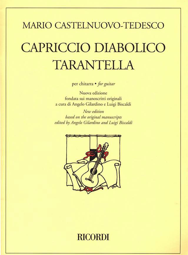 RICORDI Castelnuovo Tedesco - Capriccio Diabolico / Tarantella - Guitare