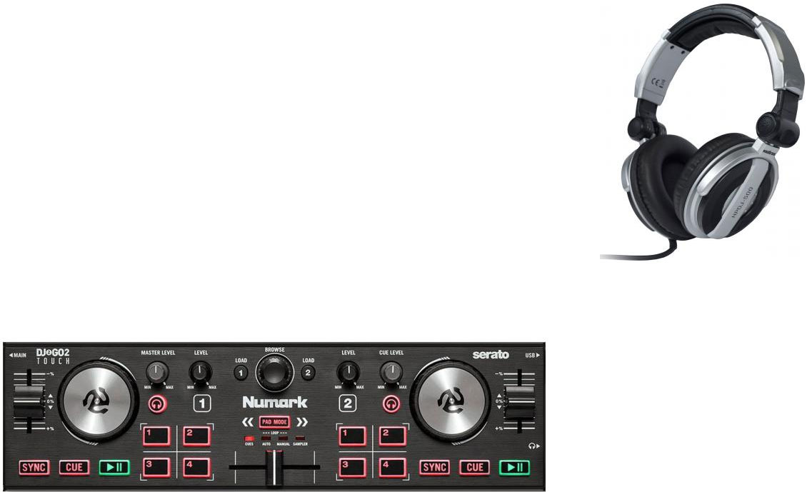 NUMARK DJ2GO2touch + HPDJ-500 Offert