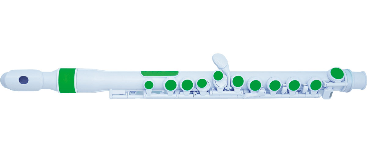 NUVO JFLUTE BRANCO E VERDE