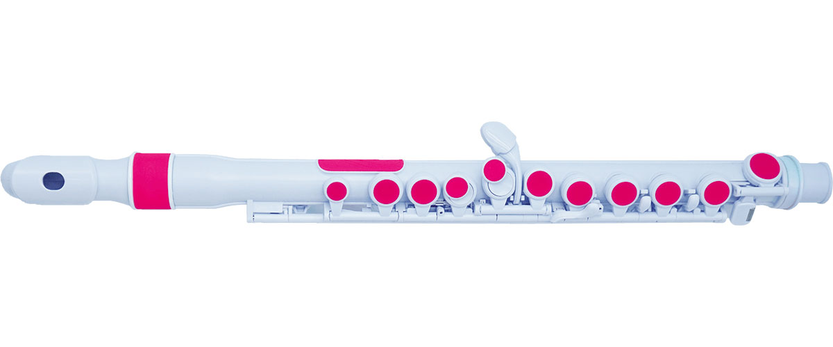 NUVO JFLUTE WEISS UND ROSA