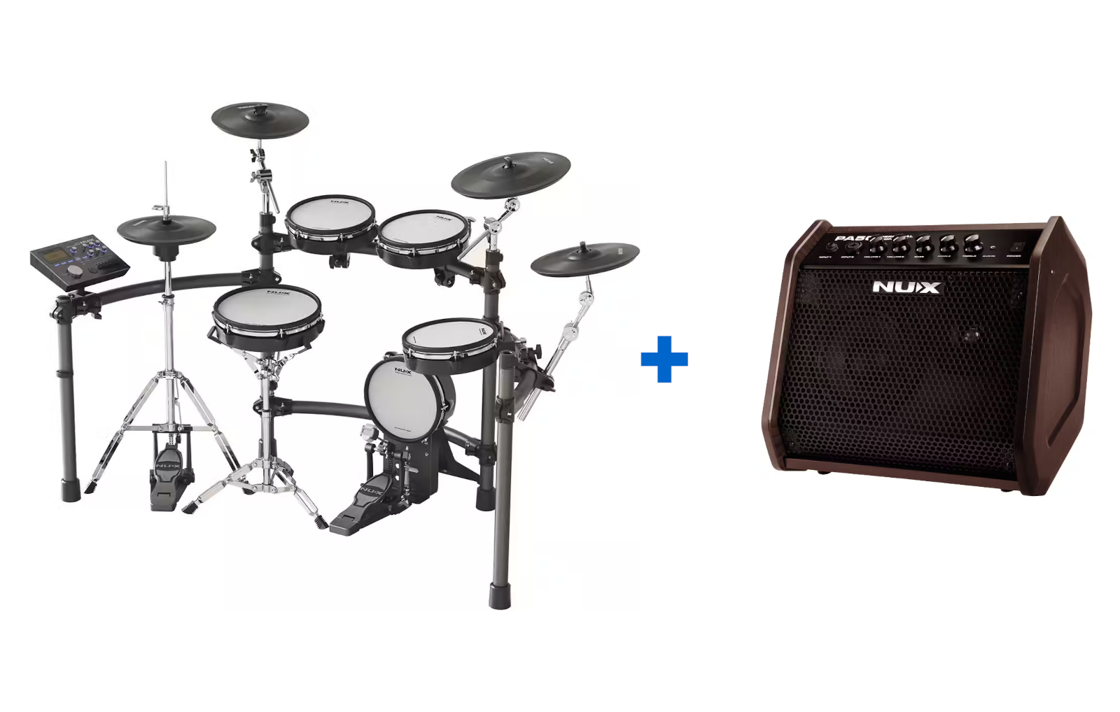 NUX DM-8 Mesh Kit + PA-50 Amp
