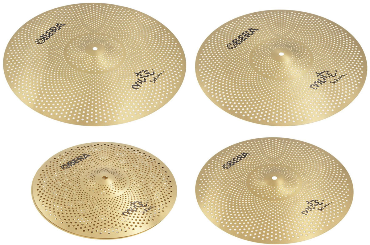 OBERA CYMBALS Set 4 Cymbales Silencieuces Mute - 14