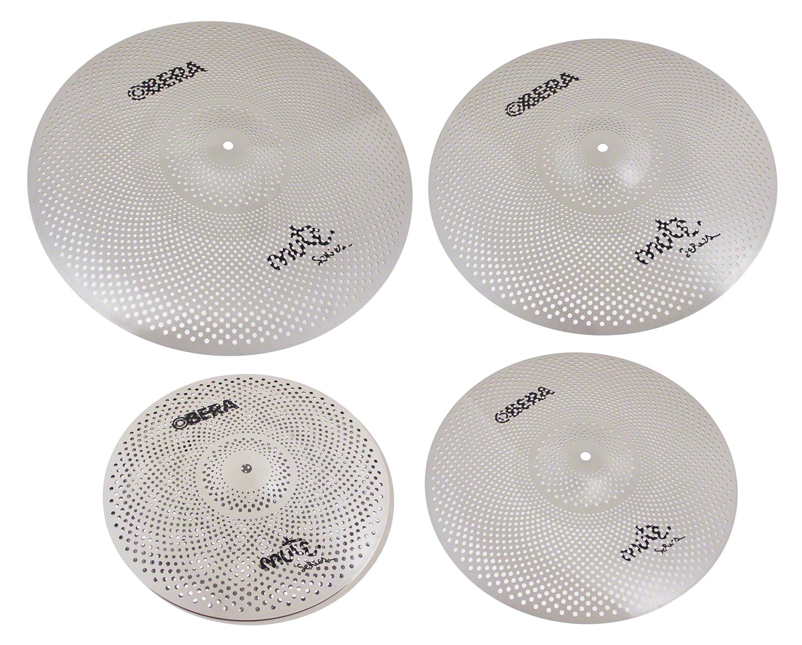 OBERA CYMBALS Set 4 Cymbales Silencieuces Mute - 14