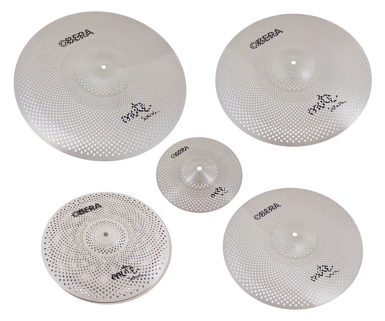 OBERA CYMBALS Set 5 Cymbales Silencieuces Mute 14
