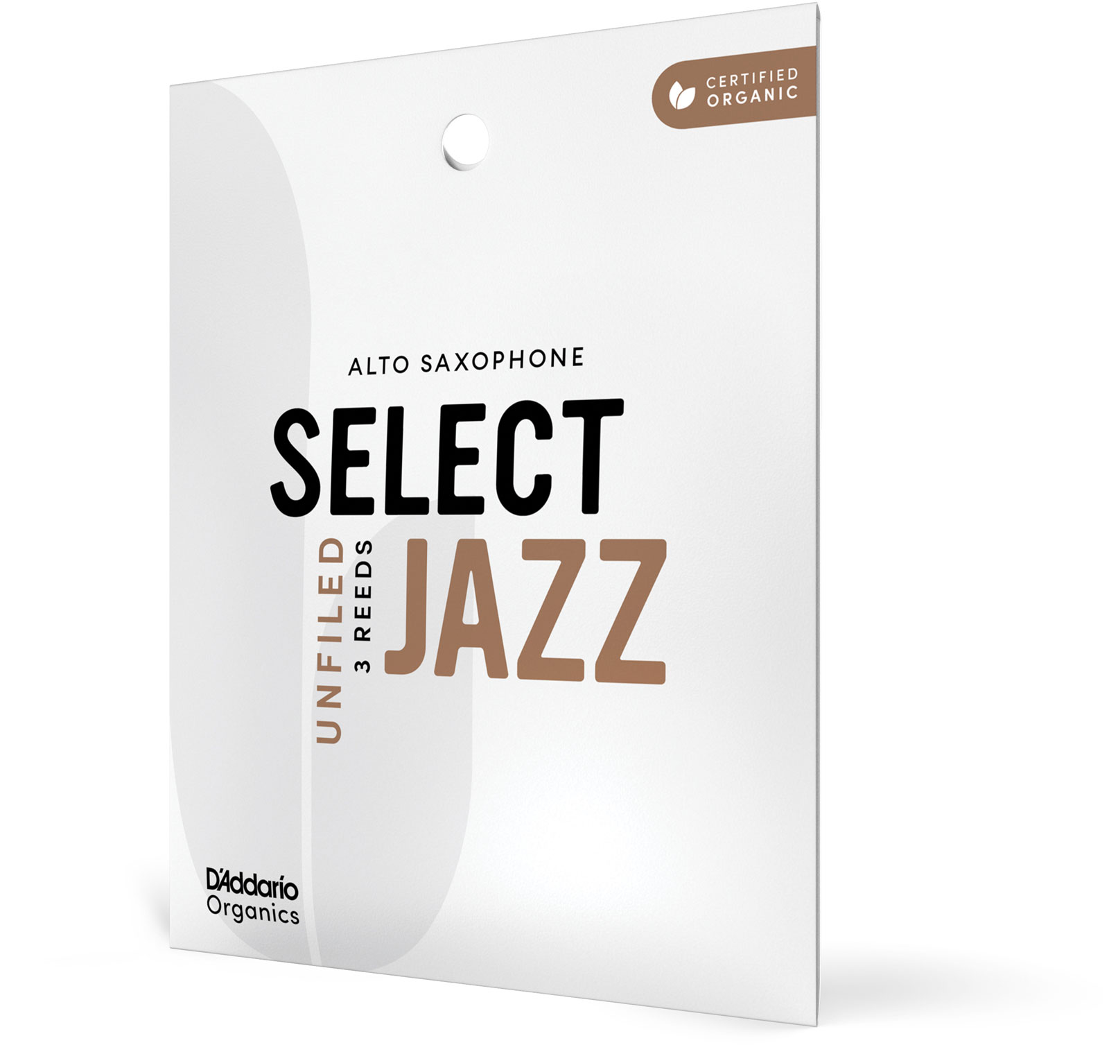 D'ADDARIO - RICO Organic Select Jazz Unfiled 2 Hard Alto Saxophone (x 3)