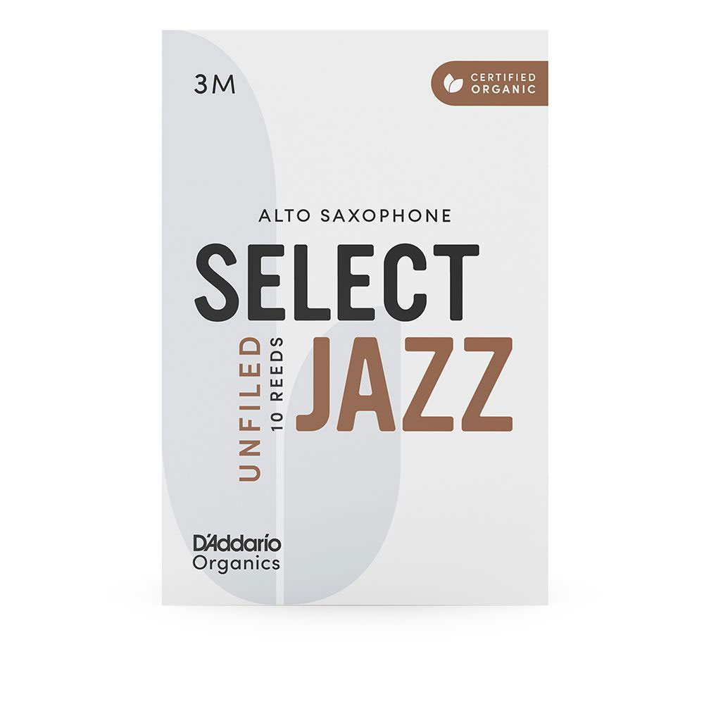 D'ADDARIO - RICO Organic Select Jazz 3M - Sax Alto (coupe Us)