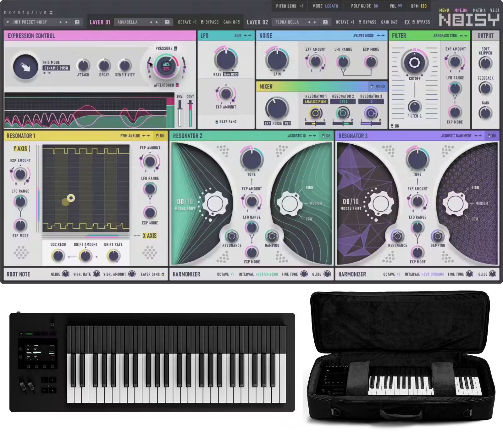 EXPRESSIVE E OSMOSE + GIGBAG + NOISY 2
