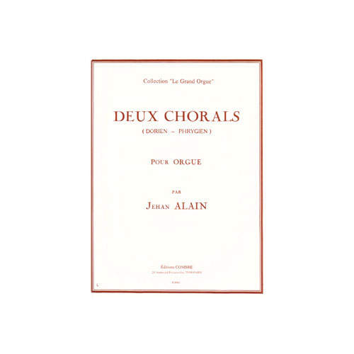 COMBRE Alain J. - 2 Chorals: Doryen - Phrygien - Orgue