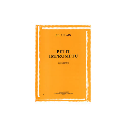 COMBRE ALLAIN EDMEE J. - PETIT IMPROMPTU - PIANO