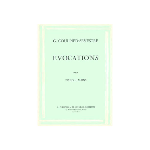 COMBRE COULPIED-SEVESTRE GERMAINE - EVOCATIONS (10 PIECES) - PIANO