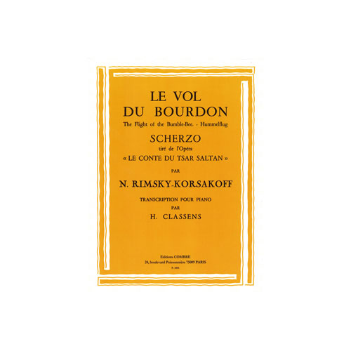 COMBRE RIMSKY-KORSAKOV NICOLAI - LE VOL DU BOURDON (CONTE DU TSAR) - PIANO