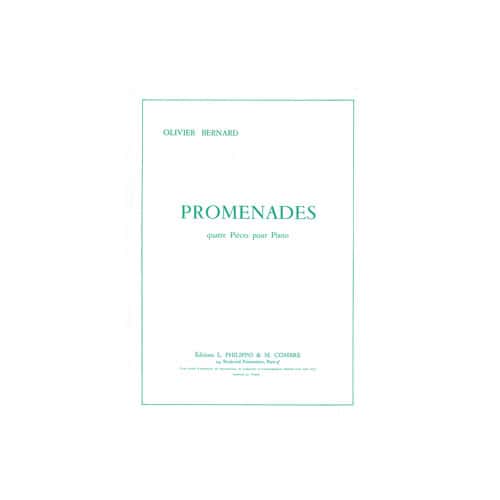COMBRE BERNARD - PROMENADES (4 PIÈCES) - PIANO