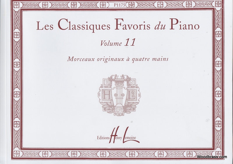 LEMOINE CLASSIQUES FAVORIS VOL.11 - PIANO 4 MAINS