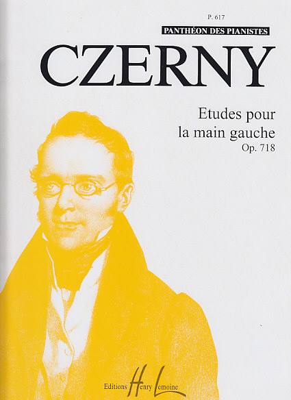 LEMOINE CZERNY CARL - ETUDES POUR MAIN GAUCHE OP.718 - PIANO