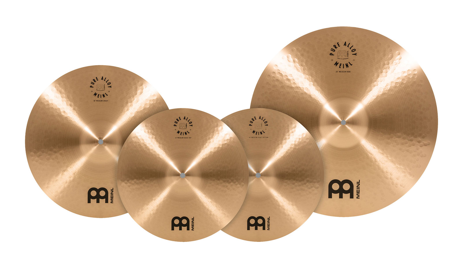 MEINL JEU 14-16-20 PURE ALLOY