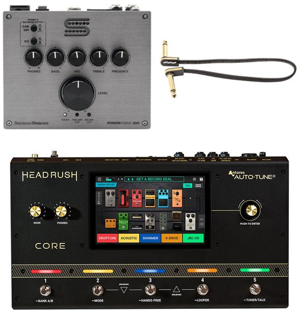 HEADRUSH Core Guitare + Seymour Duncan Power Stage 200 + Câble EBS