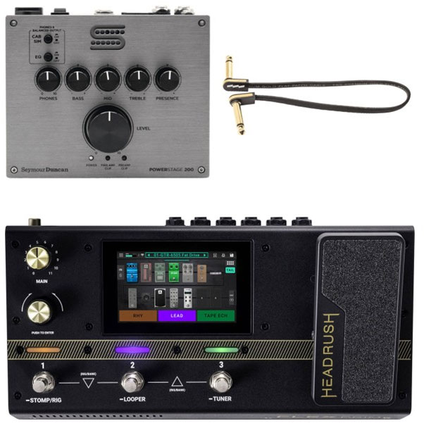 HEADRUSH Prime + Seymour Duncan Power Stage 200 + Câble EBS