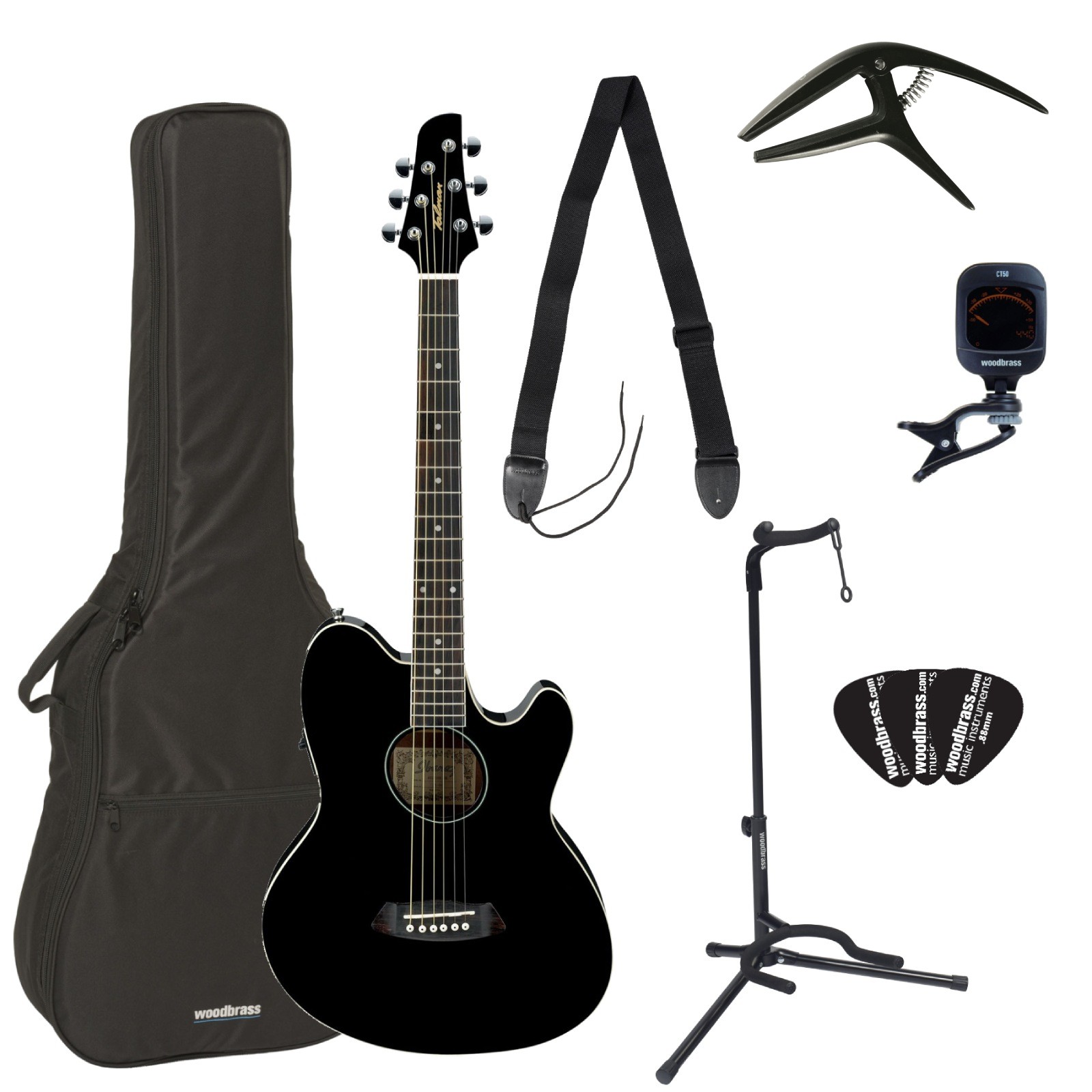 IBANEZ Complete Pack Tcy10E Black High Gloss Talman