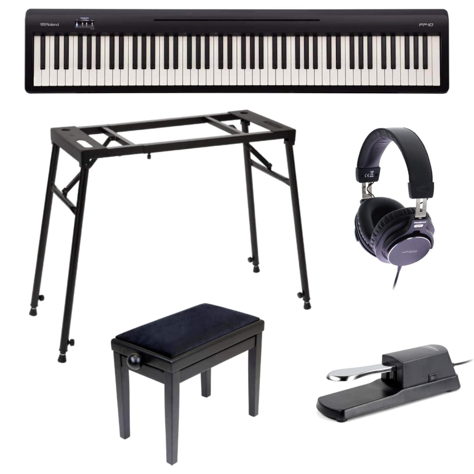 ROLAND FP-10 Noir Pack Confort