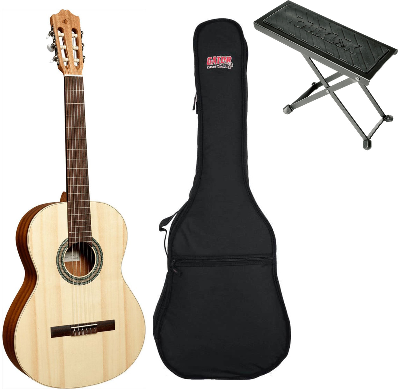 CUENCA Pack 5a Epicéa + Housse + Repose Pieds