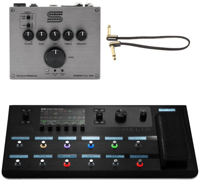 LINE 6 Helix + Seymour Duncan Power Stage 200 + Câble EBS