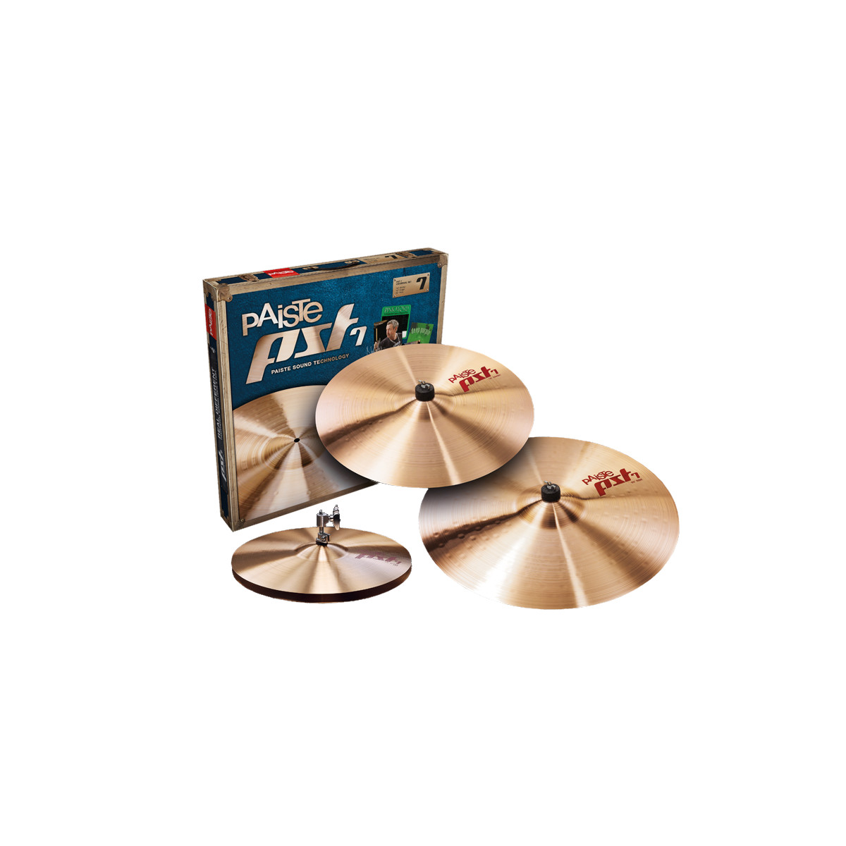PAISTE Pack Cymbales PST7 Rock Universal Medium