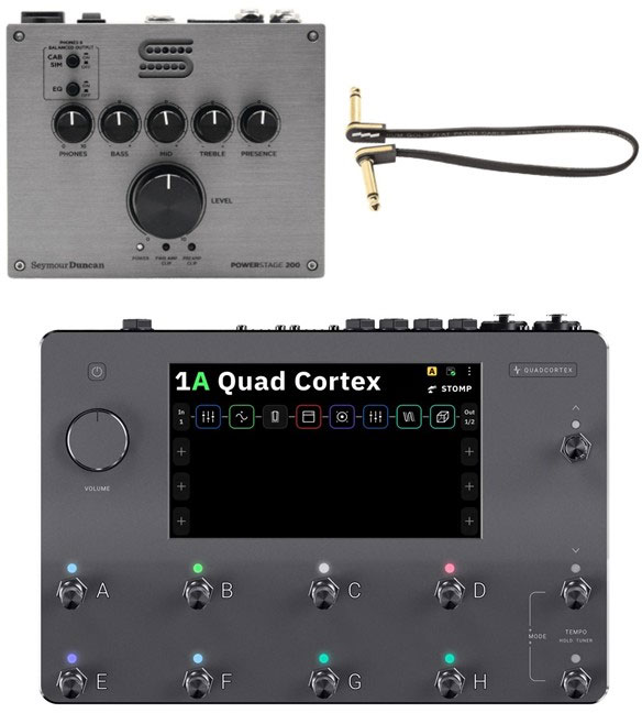 NEURAL DSP Quad Cortex + Seymour Duncan Power Stage 200 + Câble EBS