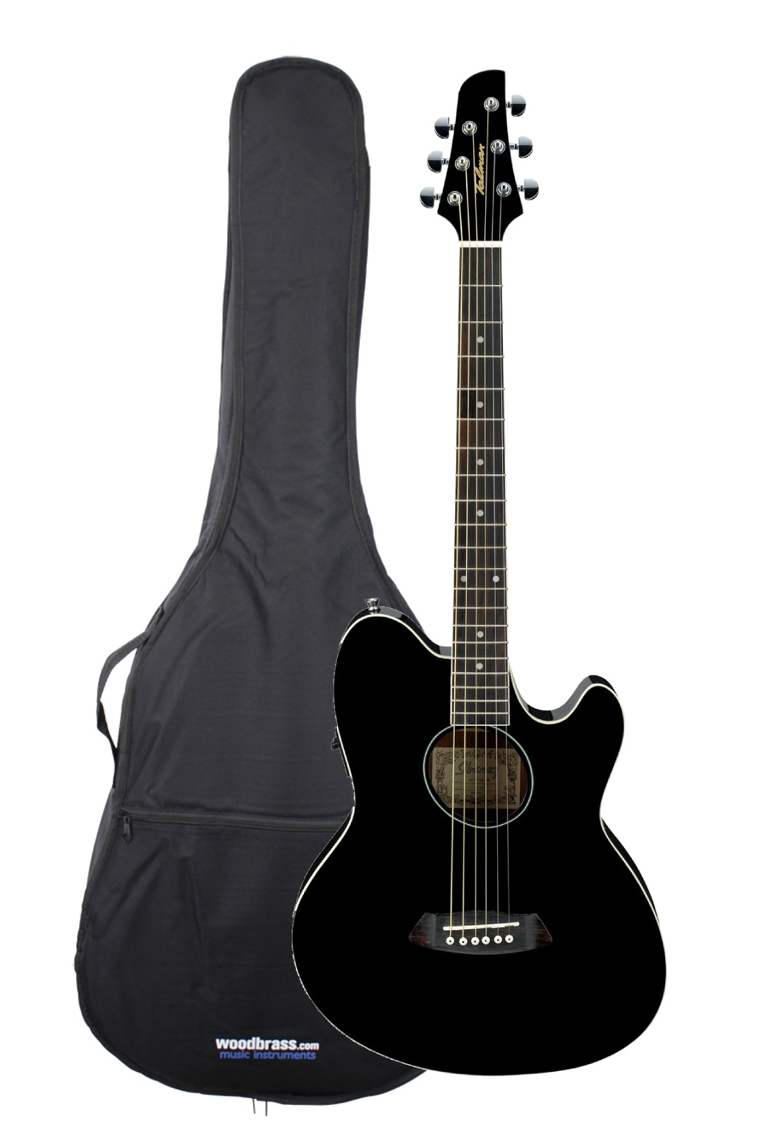IBANEZ Pack Tcy10E-Bk-Black High Gloss Talman + Gigbag