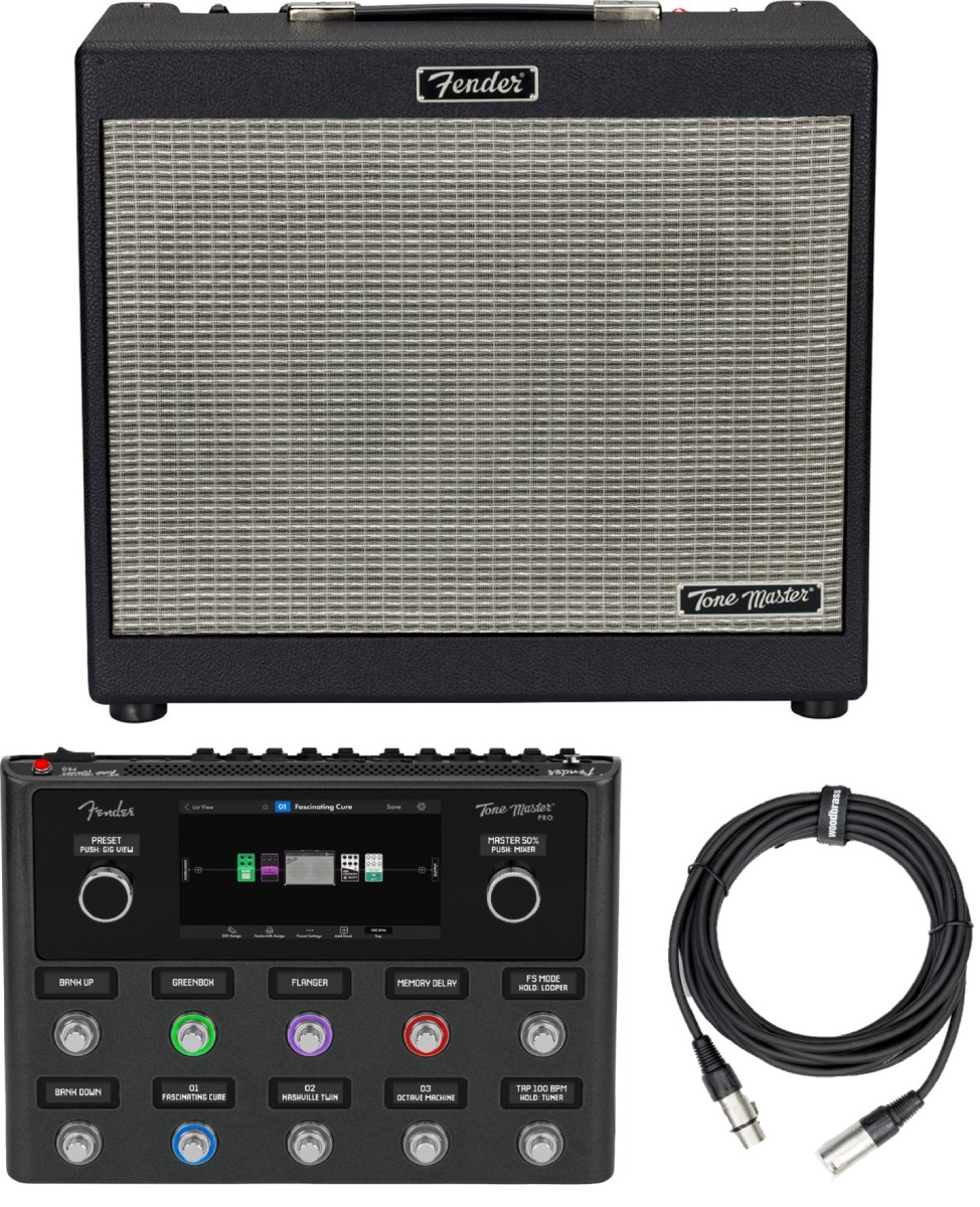 FENDER TONE MASTER PRO BUNDLE + FR-10 + XLR 6M