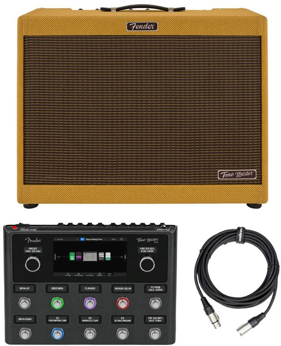 FENDER Pack Tone Master Pro + FR-12-Tweed + XLR 6M