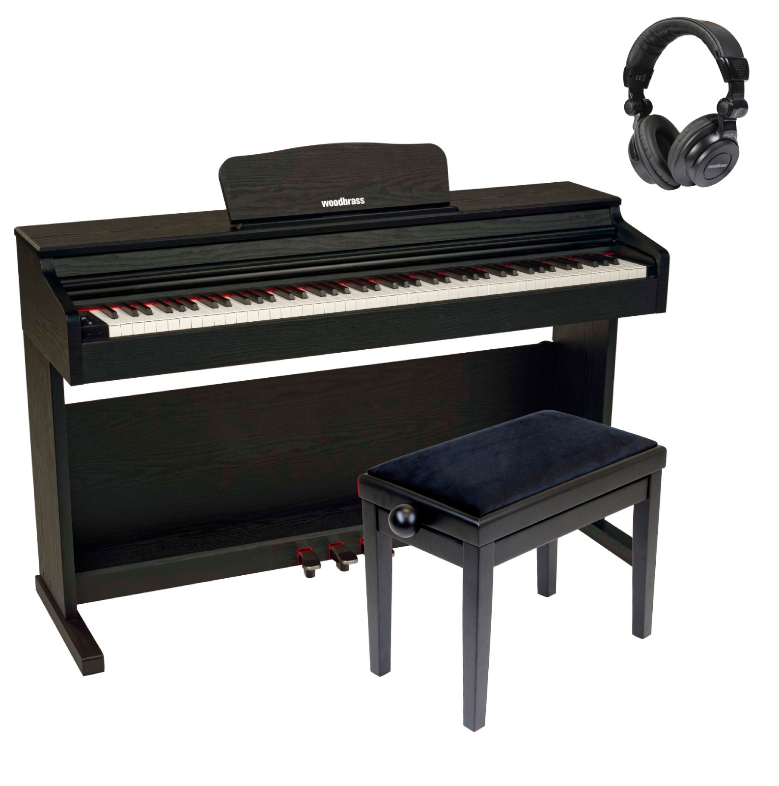 WOODBRASS DP2 Negro + Banco 