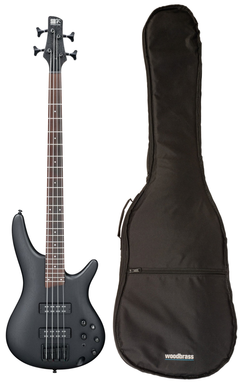 IBANEZ Pack Sr300Eb-Wk Weathered Black + Gigbag