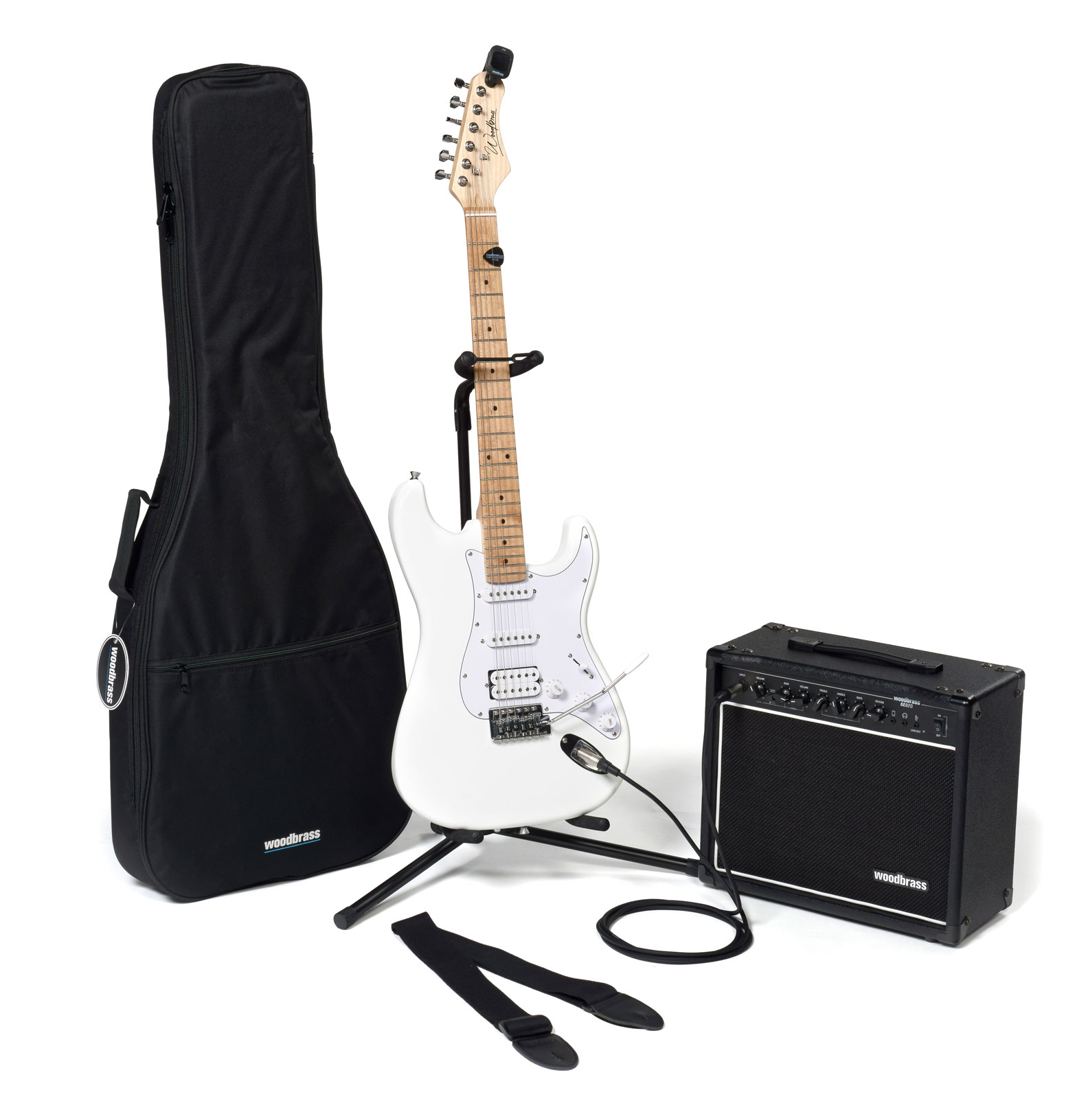 WOODBRASS ST100 Wit + GE1040 + Accessoires Set