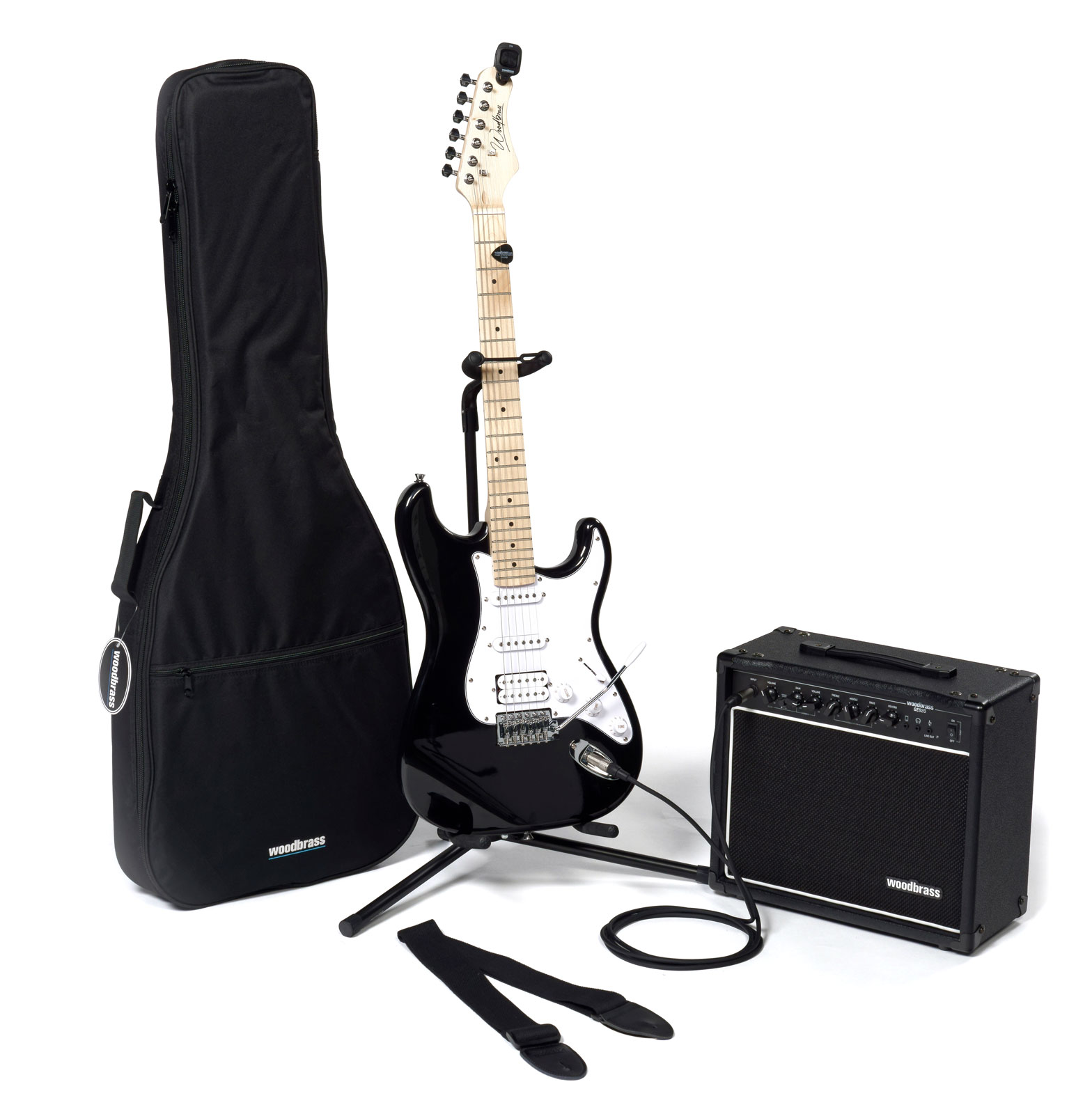 WOODBRASS Pack ST100 Schwarz + GE820 + Zubehör