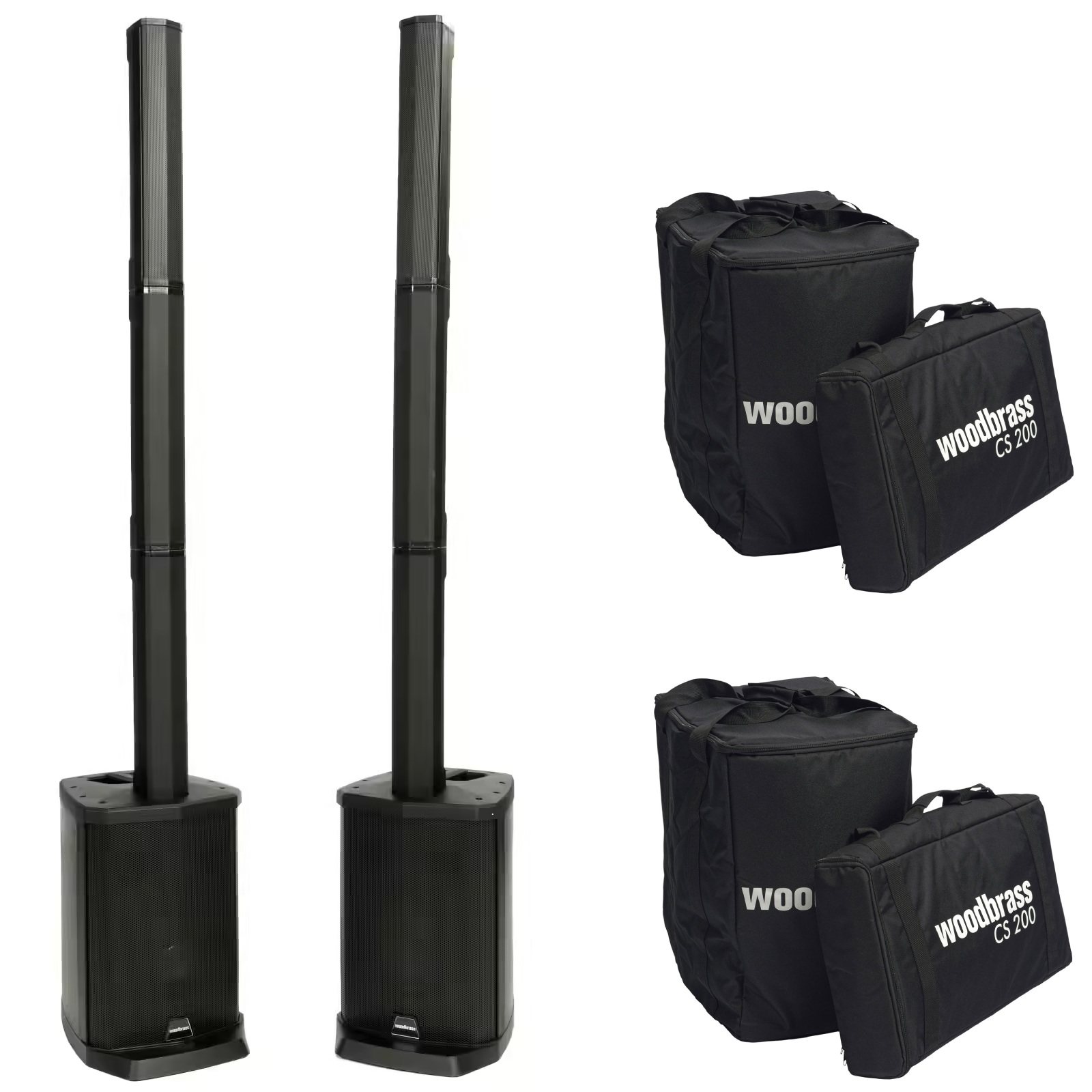WOODBRASS Pack CS200 x 2 + Bezug x 2