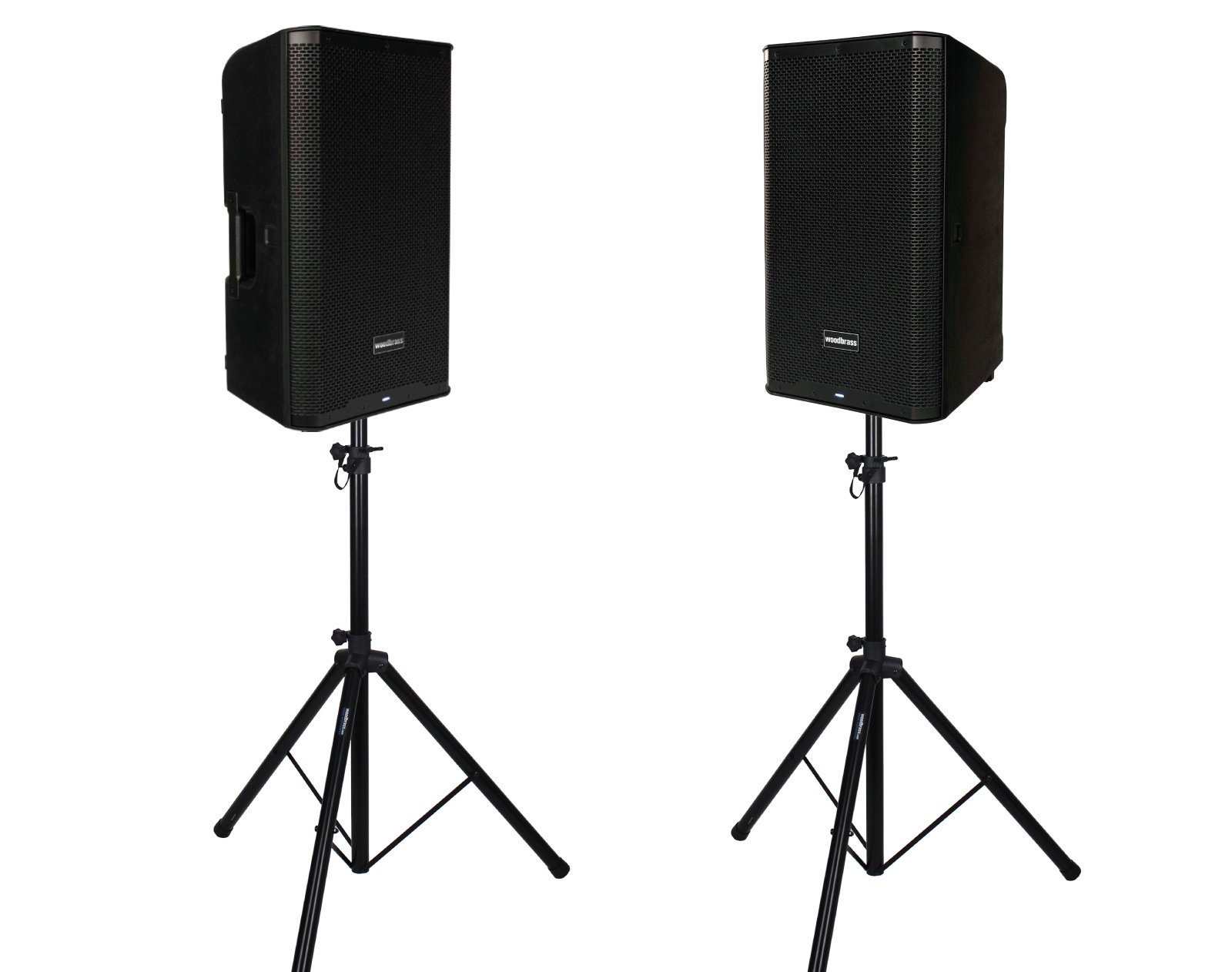 WOODBRASS DXPRO12 Pack + Speaker Stands