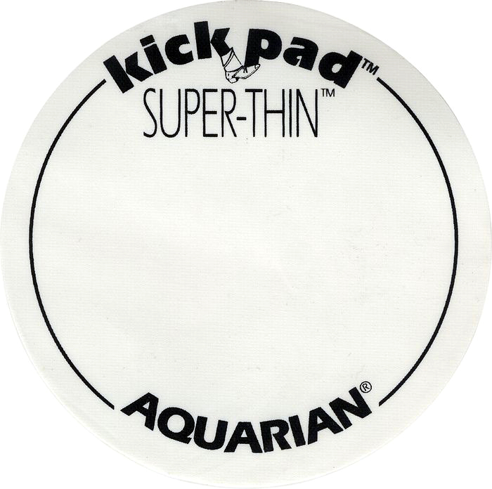 AQUARIAN STKP1 - Patch Peau Grosse Caisse Simple Kick Pad (tres Fin)