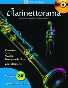 HIT DIFFUSION CLARINETTORAMA : VOL. 2A + CD - CLARINETTE