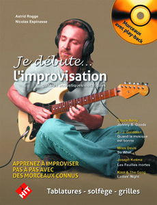 HIT DIFFUSION JE DEBUTE L'IMPROVISATION + CD - GUITARE