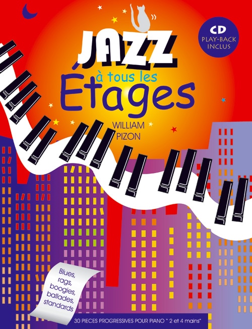 HIT DIFFUSION PIZON W. - JAZZ A TOUS LES ETAGES + CD - PIANO 