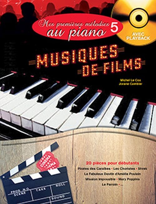 HIT DIFFUSION MES PREMIÈRES MÉLODIES AU PIANO VOL.5 MUSIQUES DE FILMS