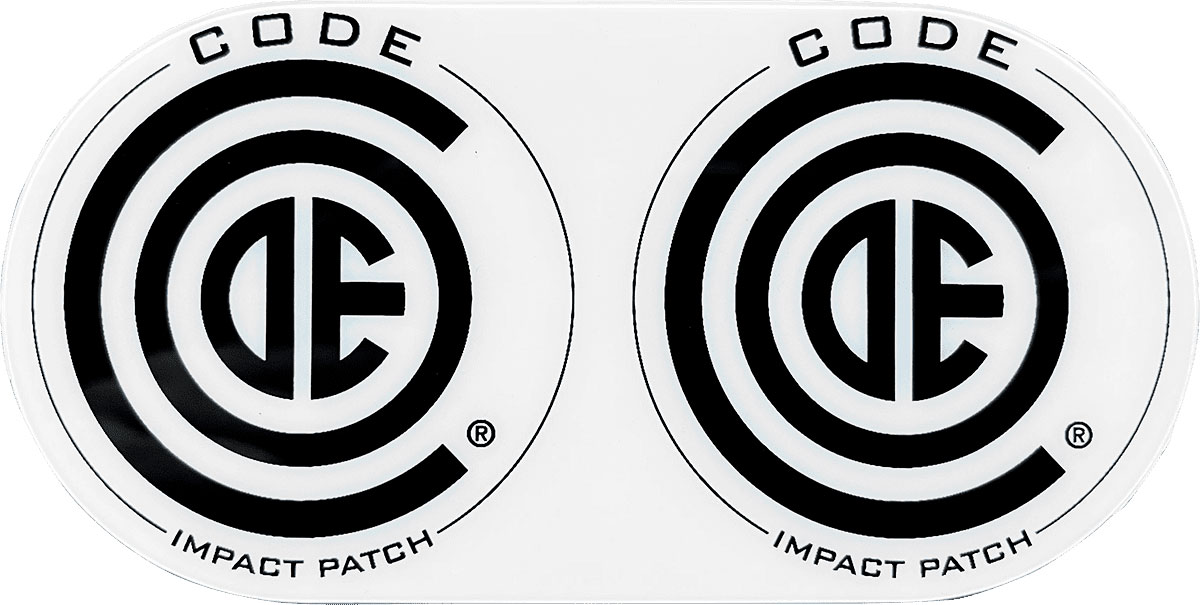 CODE DRUM HEAD Patch Double Pour Grosse Caisse