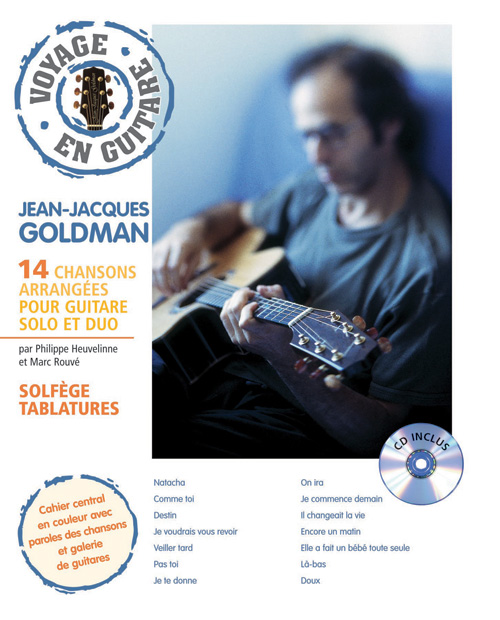 HIT DIFFUSION GOLDMAN J.J. - VOYAGE EN GUITARE + CD - GUITARE TAB
