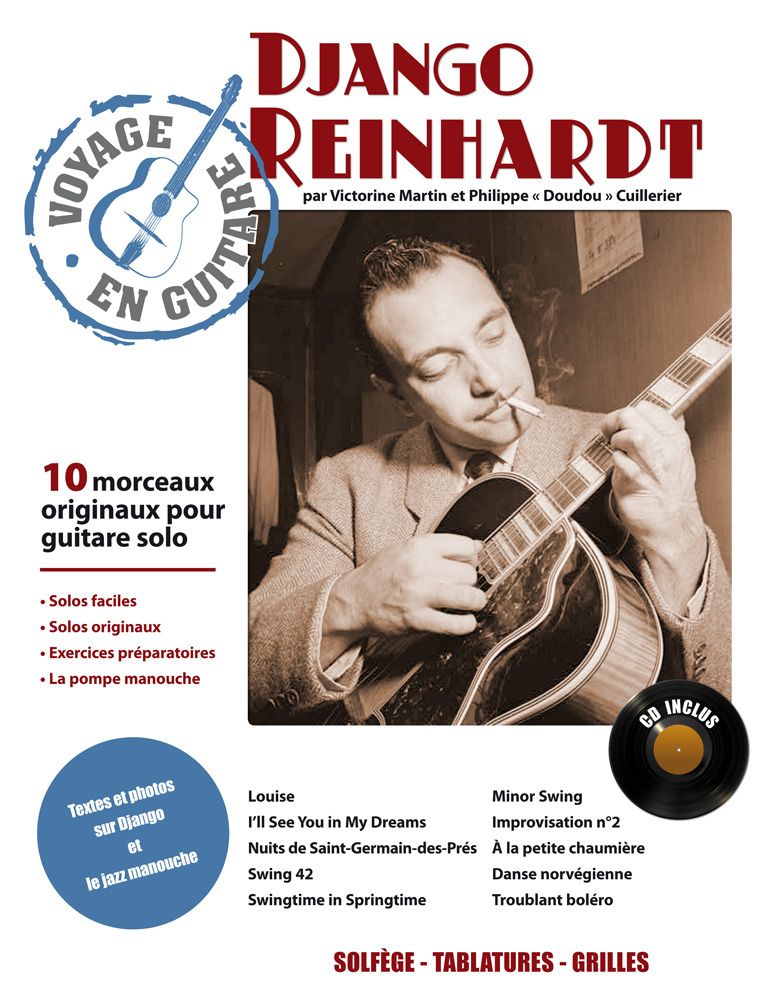 HIT DIFFUSION Reinhardt Django - Voyage En Guitare + CD - Guitar Tab