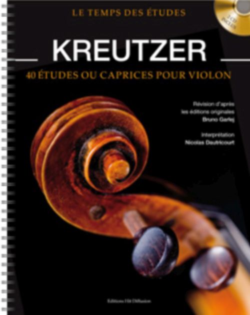 HIT DIFFUSION KREUTZER R. - 40 ETUDES OU CAPRICES POUR VIOLON + CD 