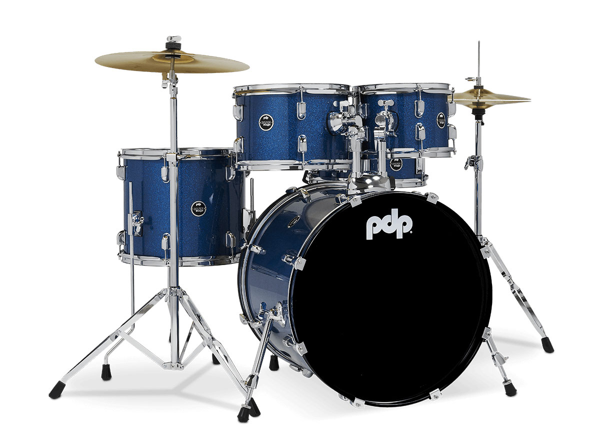 PDP BY DW E-DRUM SETS CENTERSTAGE BLUE SPARKLE PDCE2015KTRB